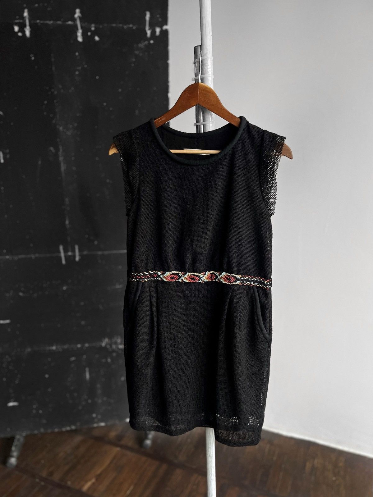 Designer × Vintage See U Soon Womens Vintage France Designer Black Short Dress Size S / US 4 / IT 40 - 1 Thumbnail