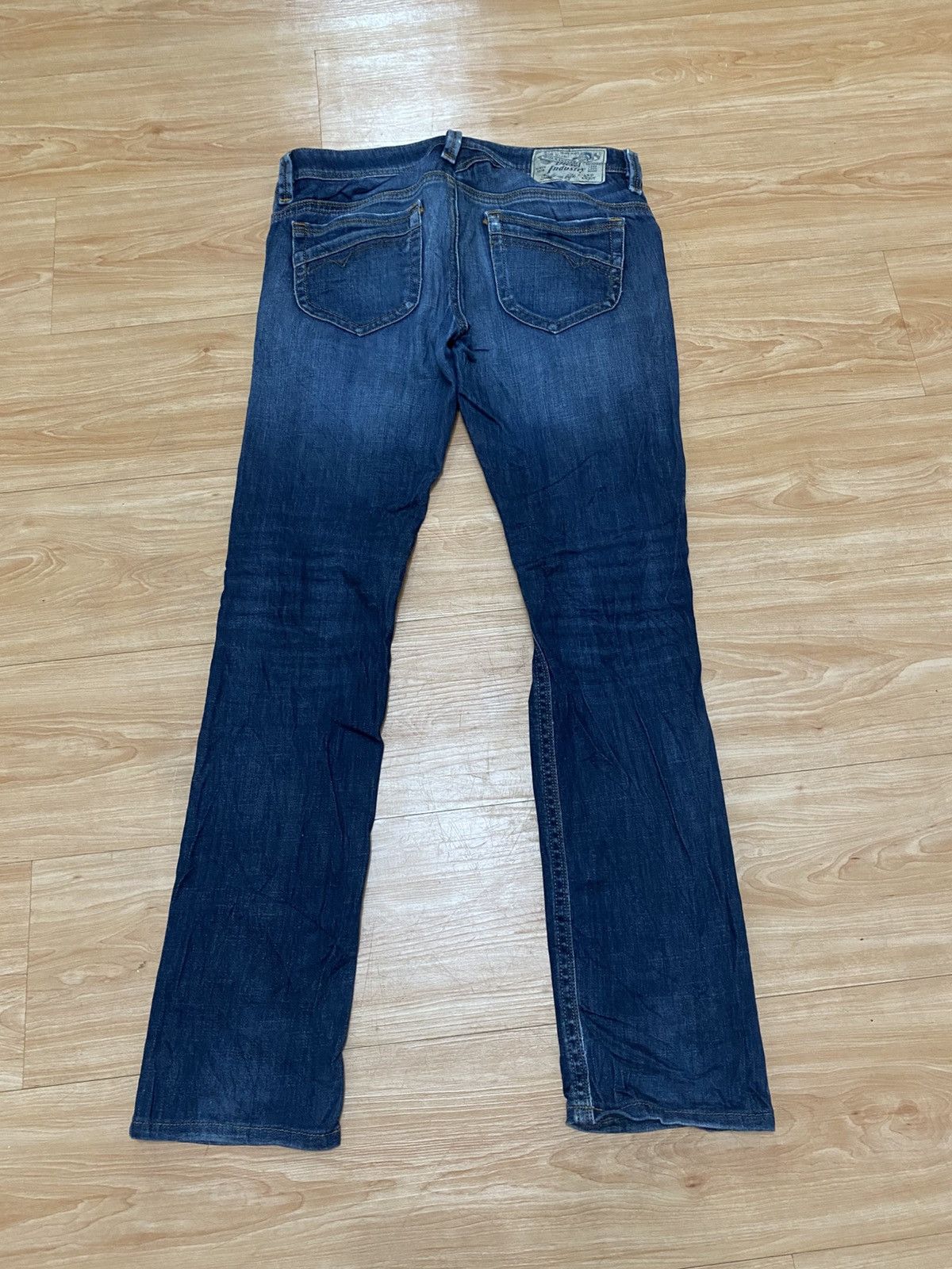 Diesel × Vintage Diesel industry skinny jeans faded style Size US 33 - 2 Thumbnail