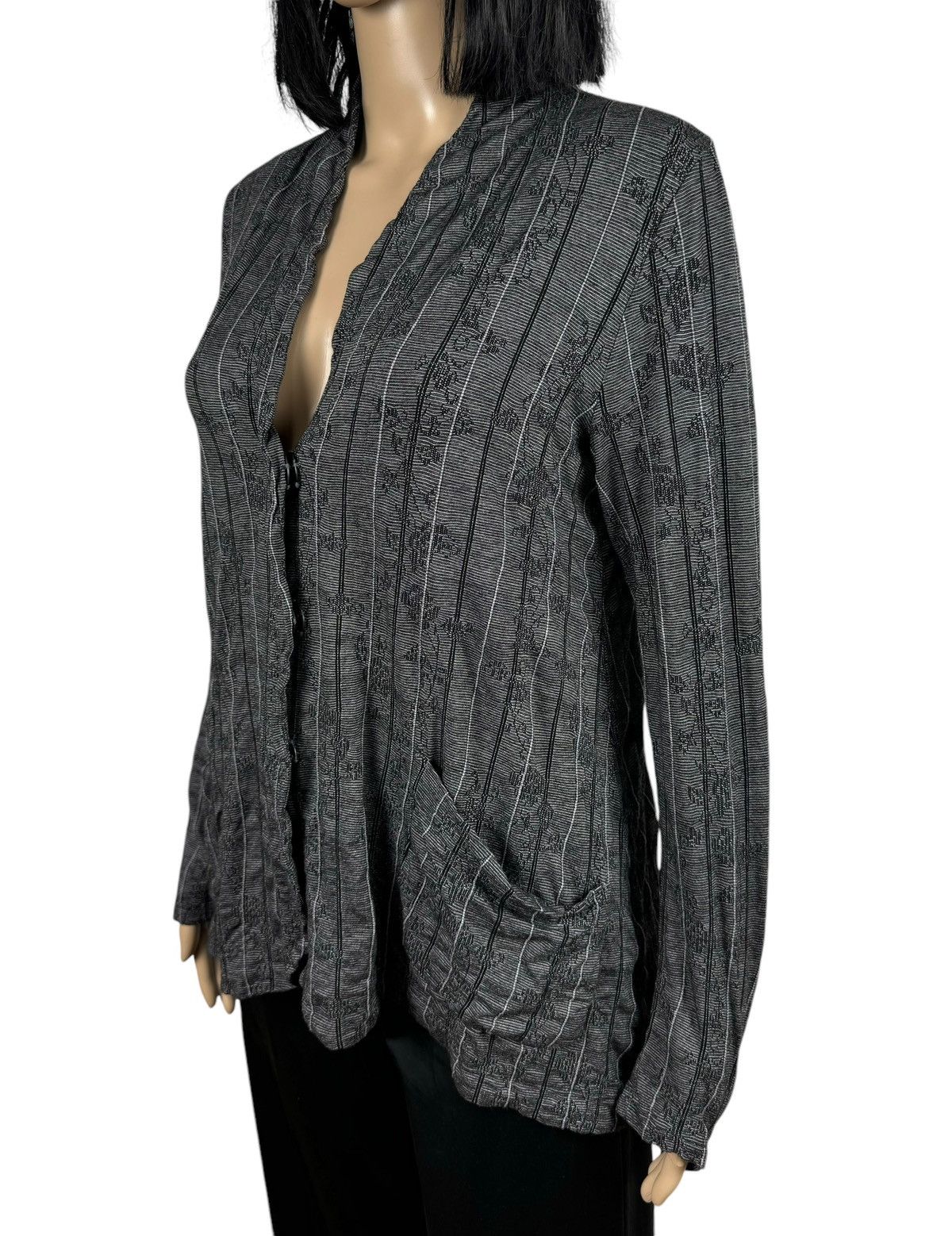 Designer Hindahl & Skudelny Embroidered Cotton Blazer Avant Garde M Size M / US 6-8 / IT 42-44 - 4 Thumbnail