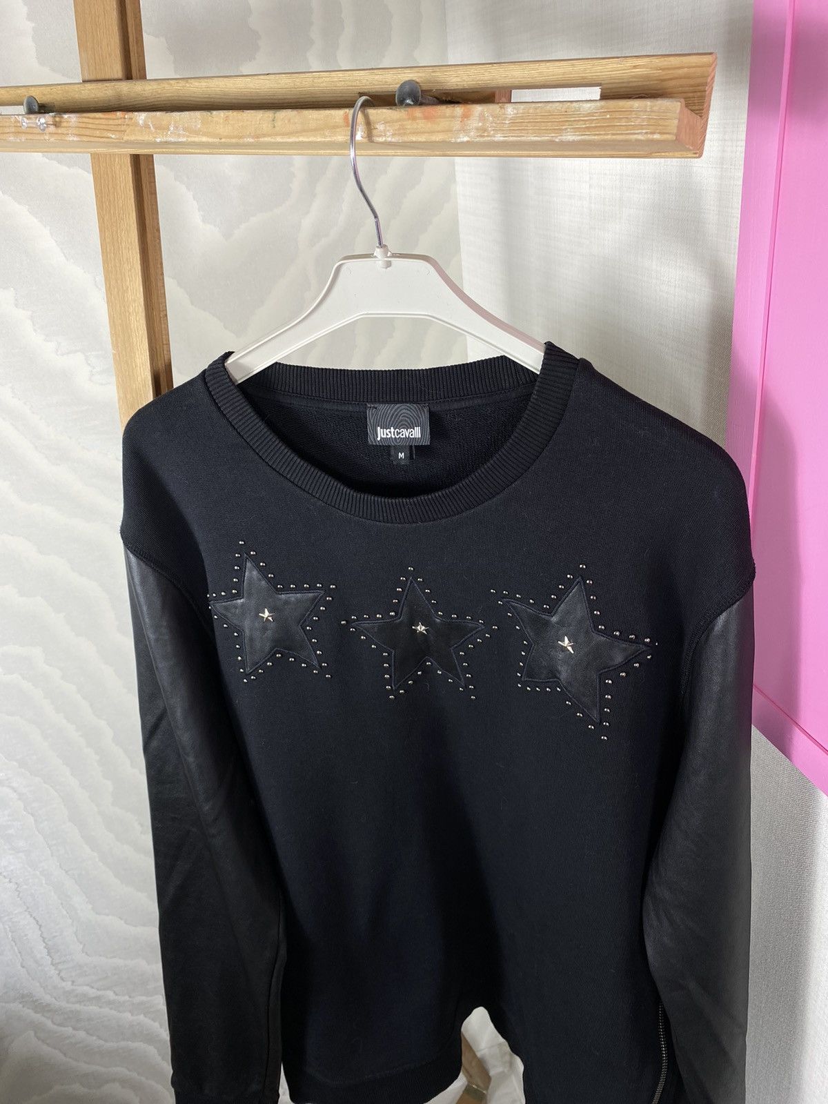 Just Cavalli Just Cavalli Sweatshirt Leather Logo Size US M / EU 48-50 / 2 - 4 Thumbnail