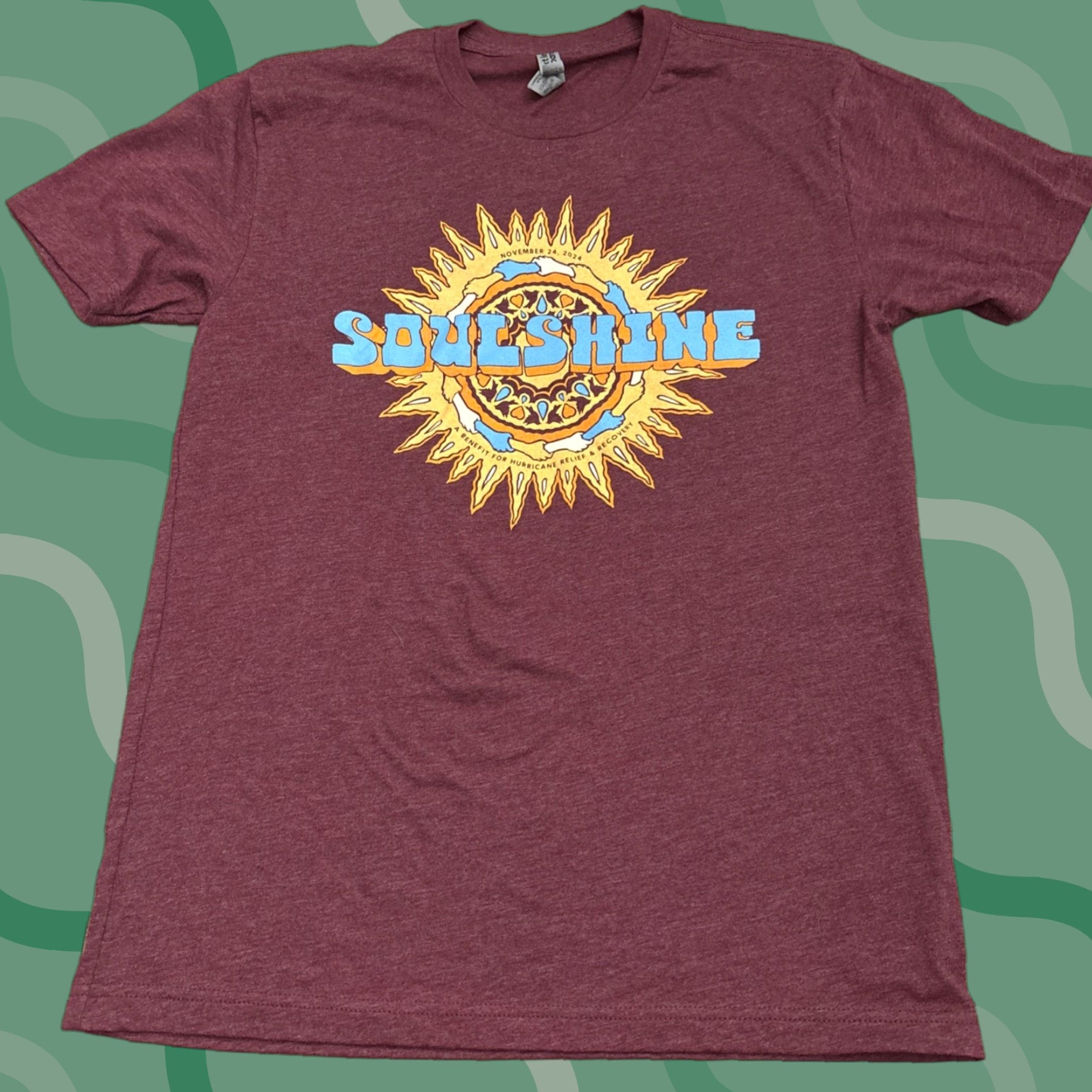 Next Level 2024 SOULSHINE Concert T-Shirt Adult Small Red Dave Matthews Band Goose Phish Mens Size US S / EU 44-46 / 1 - 1 Thumbnail
