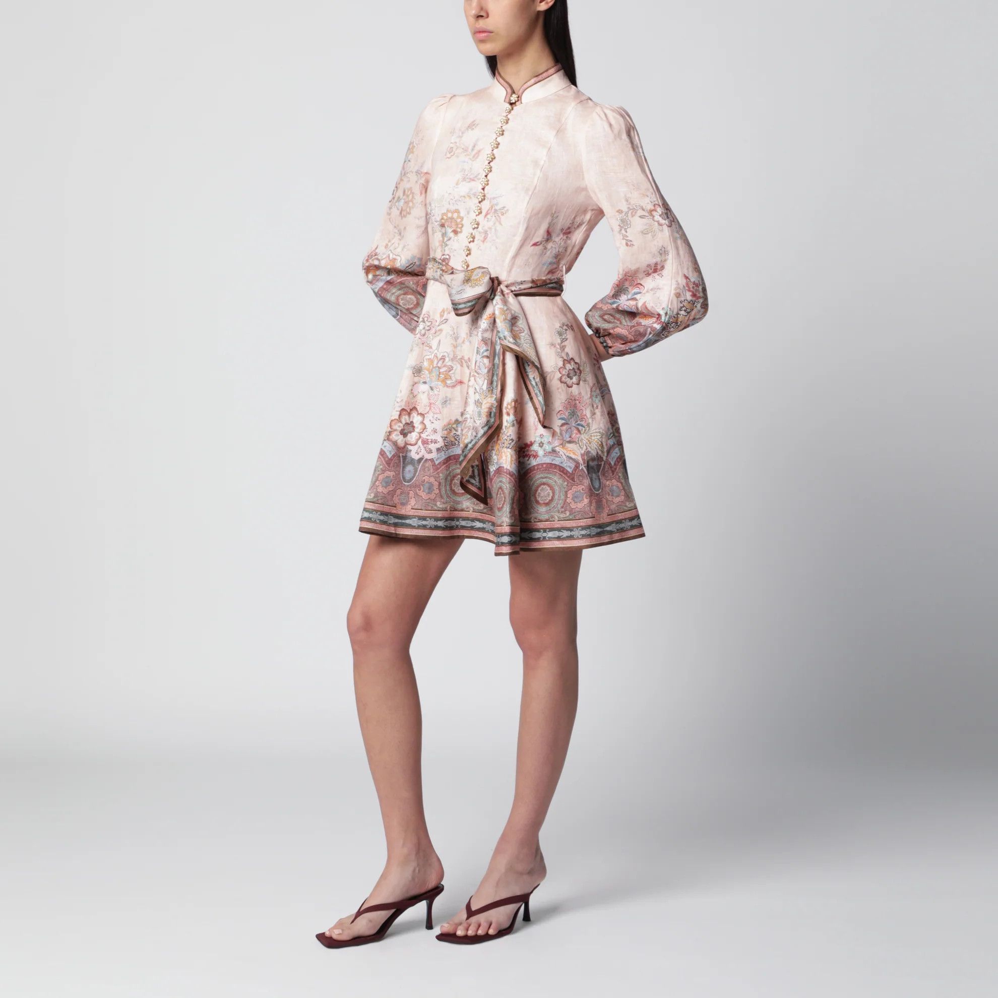 Zimmermann o1d2blof0526 Mini Dress in Pink Size M / US 6-8 / IT 42-44 - 2 Thumbnail