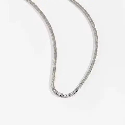 Other Silver Thin Chains Collar Necklace Size ONE SIZE - 3 Thumbnail