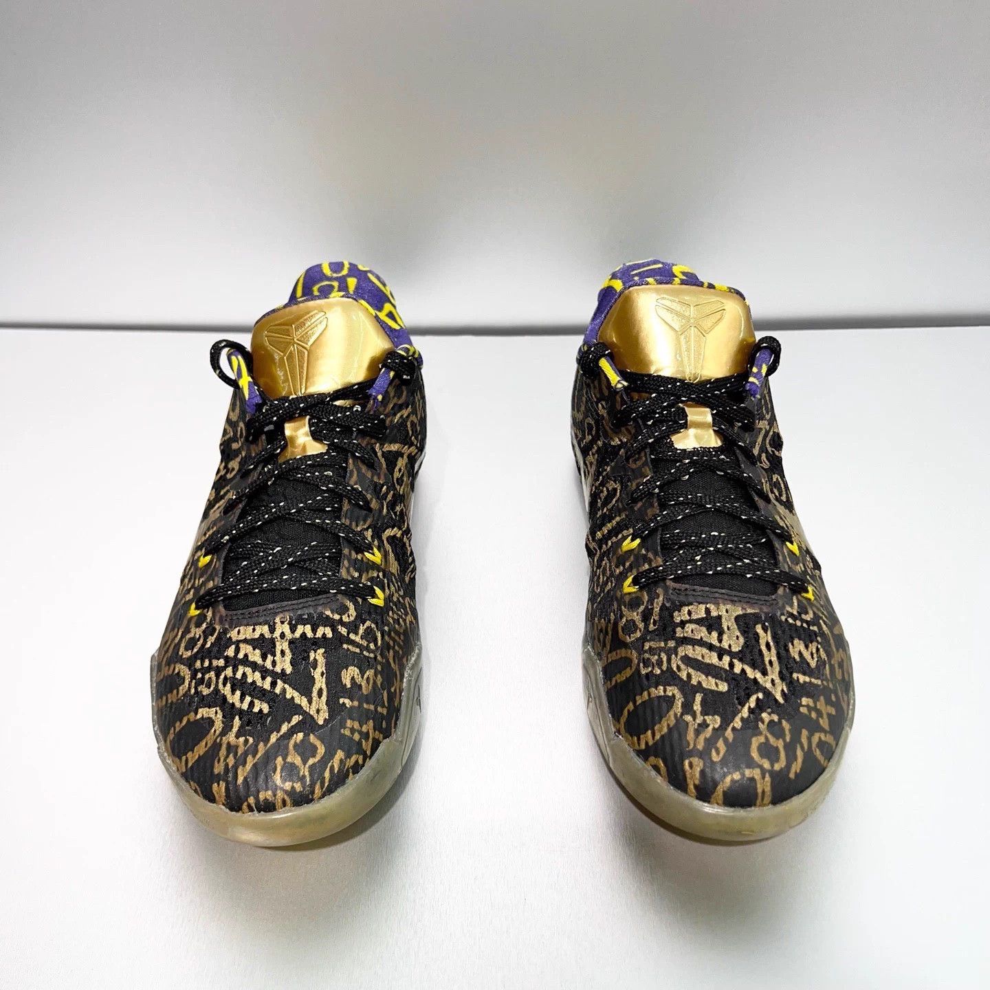 Nike zk11 id Black Gold 44.5 Re-glued, little wear D3366 Size US 11.5 / EU 44-45 - 2 Thumbnail
