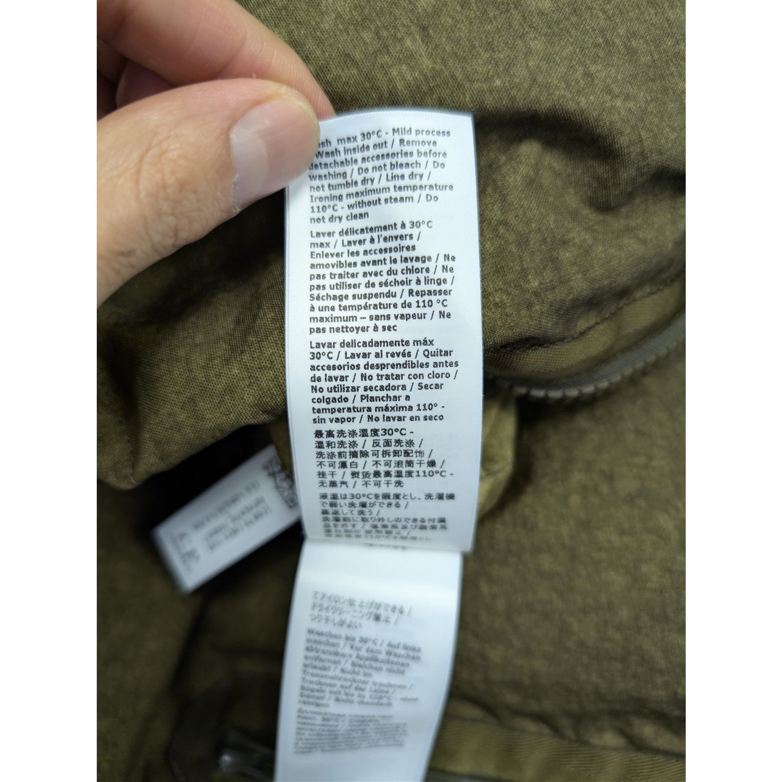 C.P. Company o1rshd1 Co-Ted Goggle down jacket in olive green Size US S / EU 44-46 / 1 - 19 Thumbnail