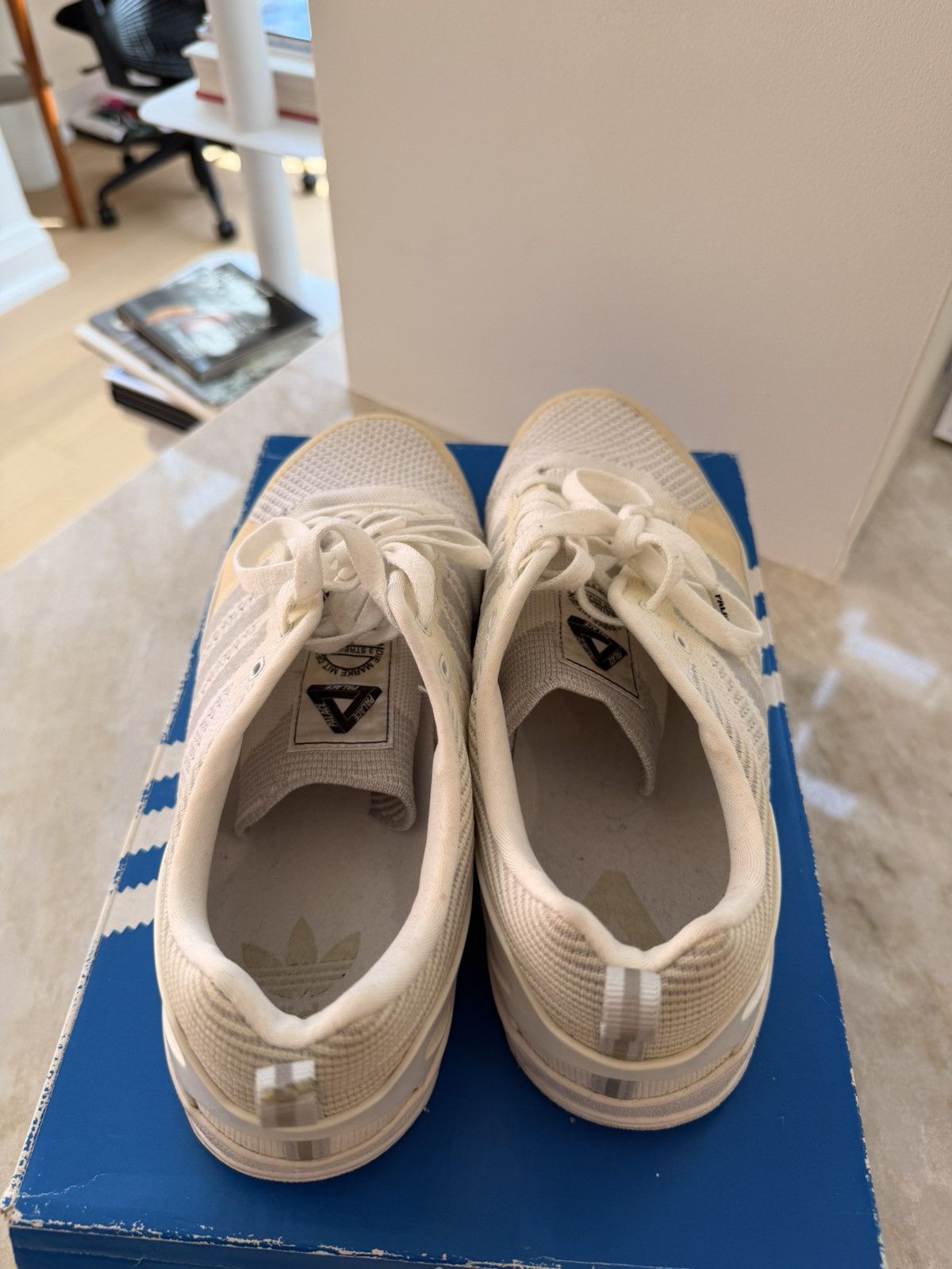 Adidas × Palace Adidas Palace Pro Primeknit White Size US 10.5 / EU 43-44 - 7 Thumbnail
