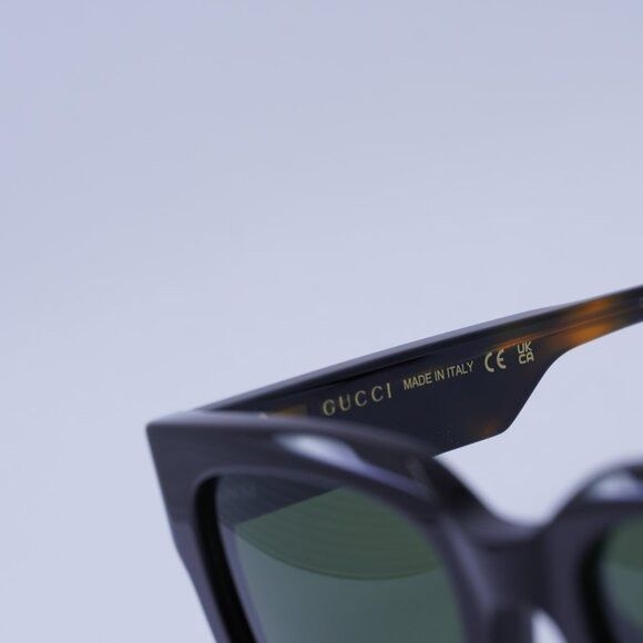 Gucci Gucci GG1670SK 003 Sunglasses Black\Havana Square Frame Size ONE SIZE - 4 Thumbnail