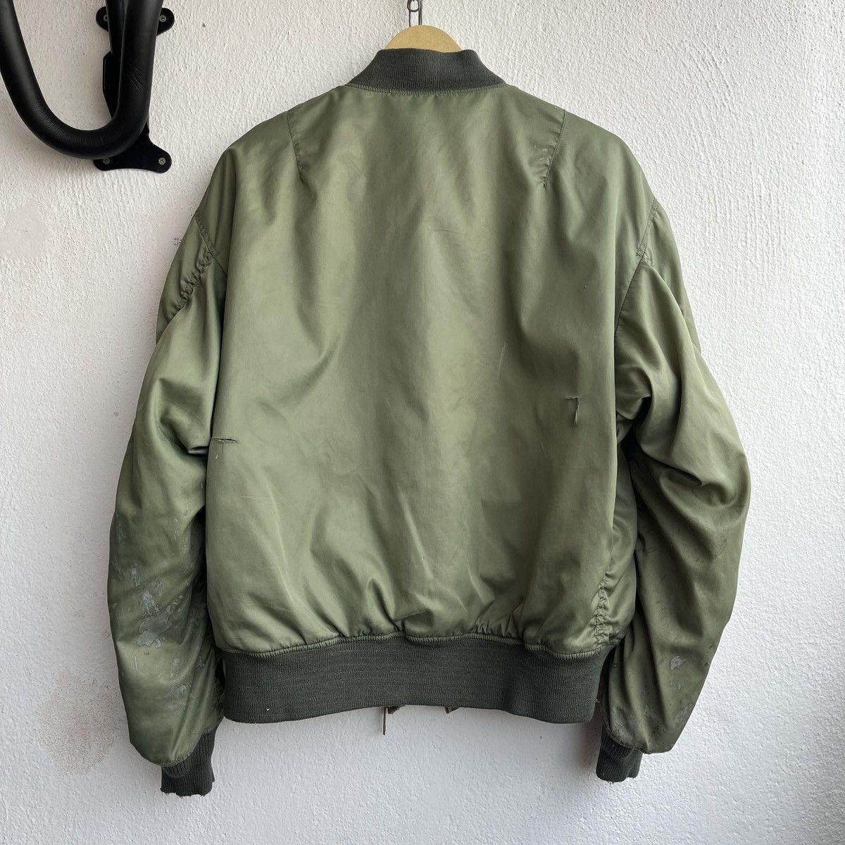 Toyo Enterprises VINTAGE DISTRESSED BOMBER WAKU WAKU WORK TOYO ENTERPRISE Size US L / EU 52-54 / 3 - 2 Thumbnail