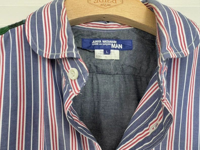Other JUNYA WATANABE Striped Long Sleeve Shirt Size US L / EU 52-54 / 3 - 3 Thumbnail