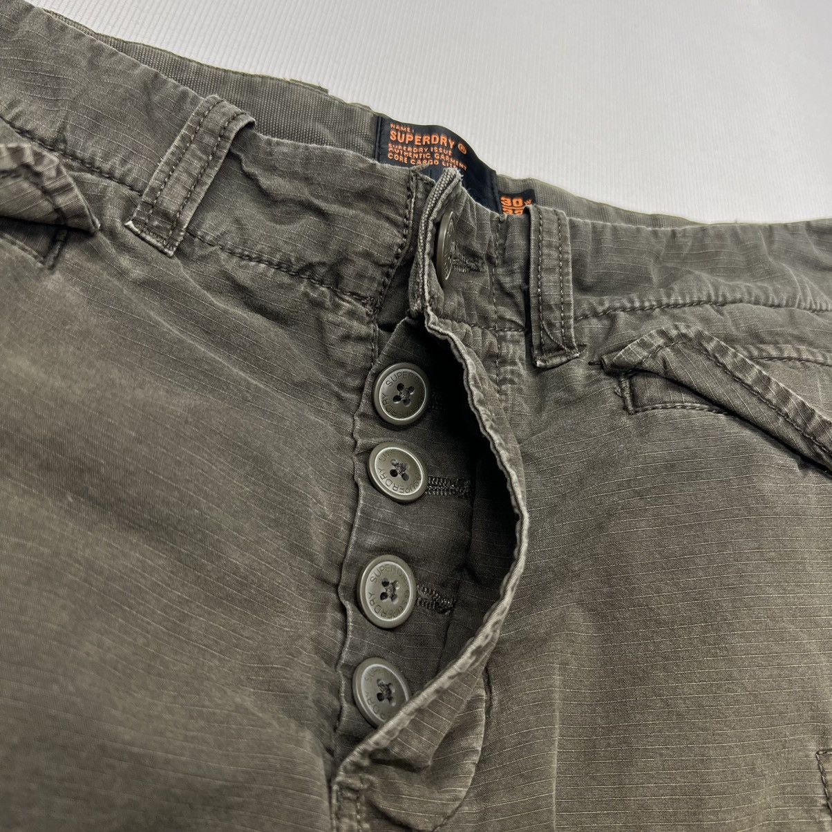 Superdry Superdry Cargo Pants Green Pocket Core Tactical Utility Work Size US 30 / EU 46 - 7 Thumbnail