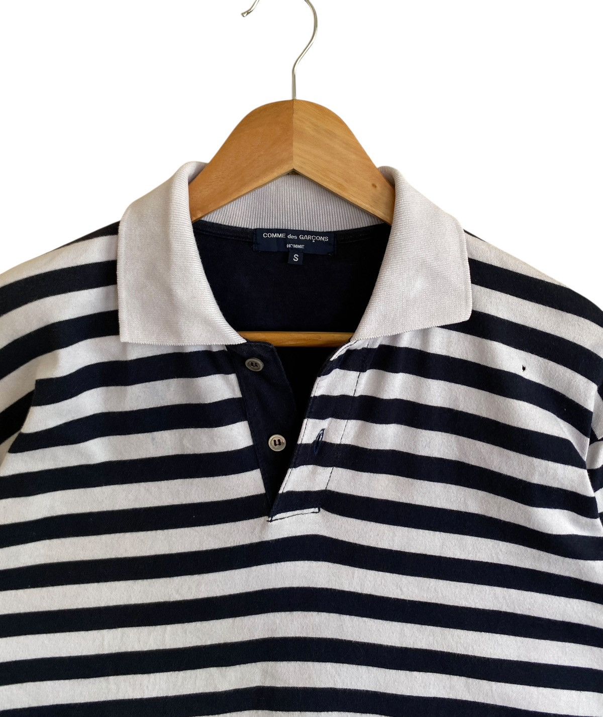 Comme des Garcons Homme Very Rare Vintage Comme Des Garcons Homme Stripe Shirt 1990s Size US S / EU 44-46 / 1 - 3 Thumbnail