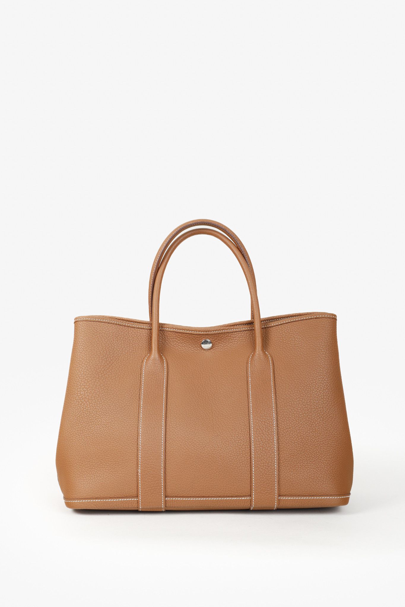Hermes Hermes Gold Negonda Garden Party 36 Brown Leather Tote Size ONE SIZE - 4 Thumbnail