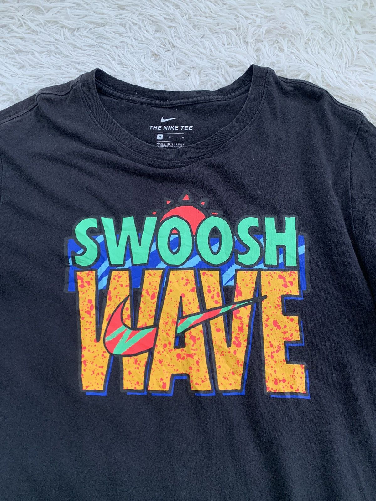 Nike Nice Swoosh Wave Print Nike Tee Size US M / EU 48-50 / 2 - 3 Thumbnail