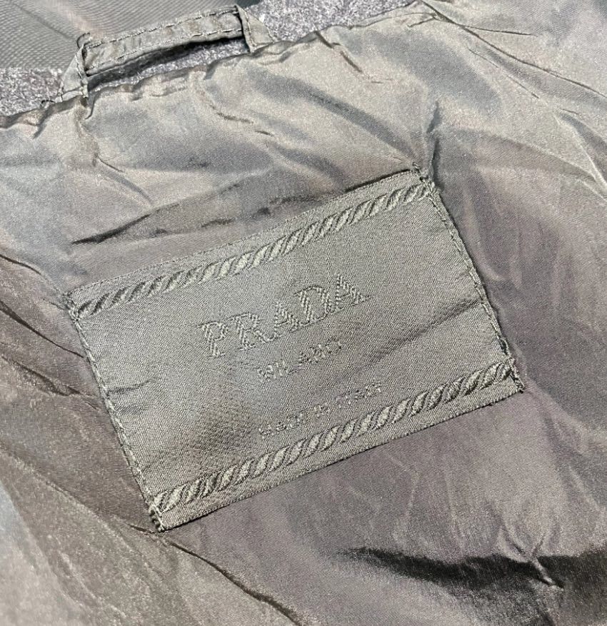 Prada PRADA Men Wool Puffer Down Filled Jacket Grey Men Sz- L Size US M / EU 48-50 / 2 - 5 Thumbnail