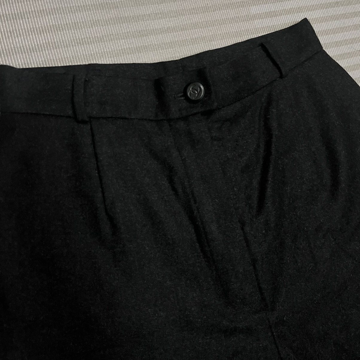 Chanel Vintage 1998 Chanel 98A Wool Cashmere Silk High Waist Pants Size 26" / US 2 / IT 38 - 5 Thumbnail