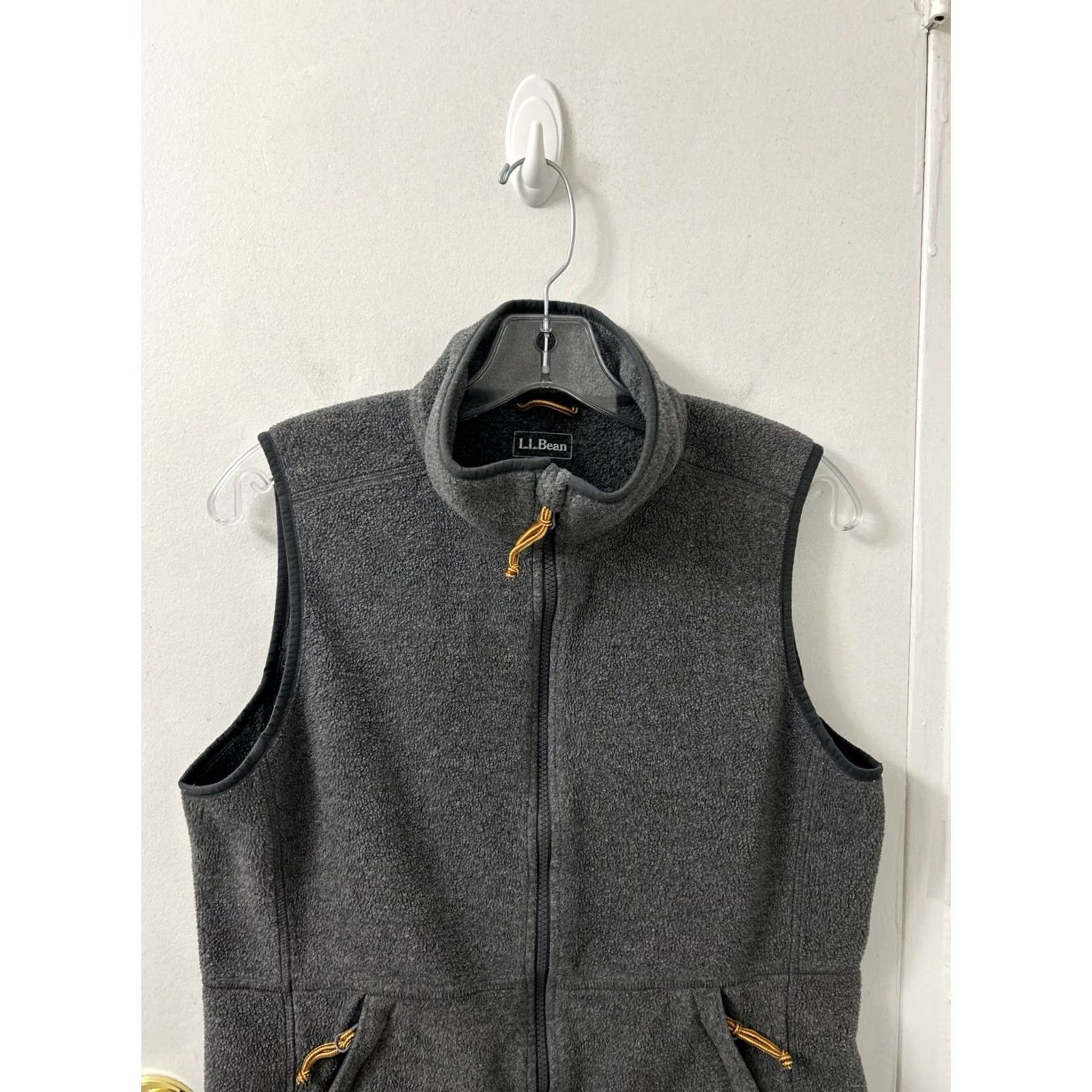 Vintage LL Bean Mountain Classic Fleece Vest Womens Medium Gray Full Zip Jacket 505383 Size M / US 6-8 / IT 42-44 - 2 Thumbnail