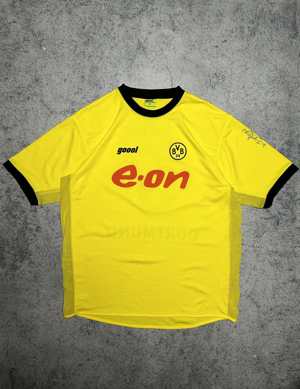 Vintage Vintage Borussia Dortmund BVB Goool #6 Flavio Jersey 2002/03 Size US XL / EU 56 / 4 - 1 Thumbnail