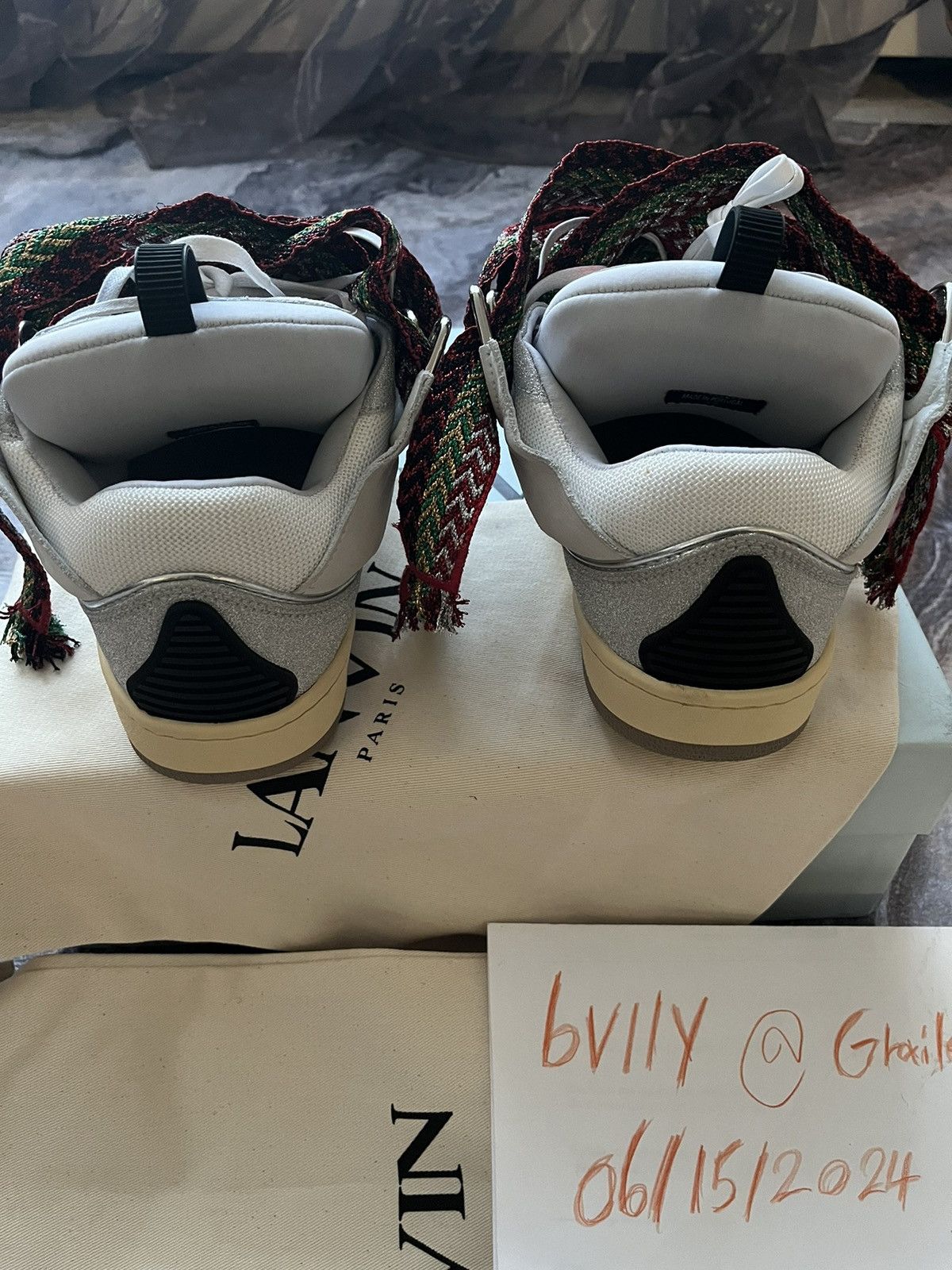 Lanvin Lanvin Curb Sneakers / Glitter Size US 9 / EU 42 - 3 Thumbnail