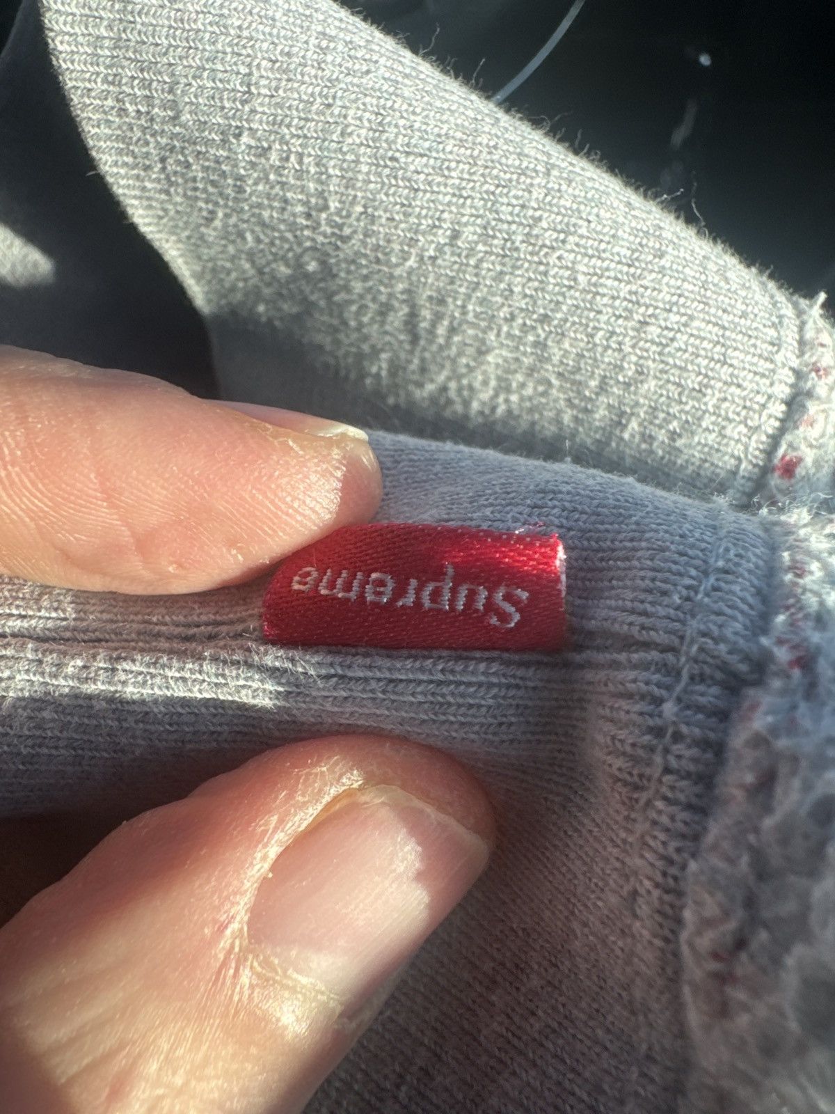 Supreme Supreme Inside-Out Box Logo Hoodie in size Medium Grey Size US M / EU 48-50 / 2 - 3 Thumbnail