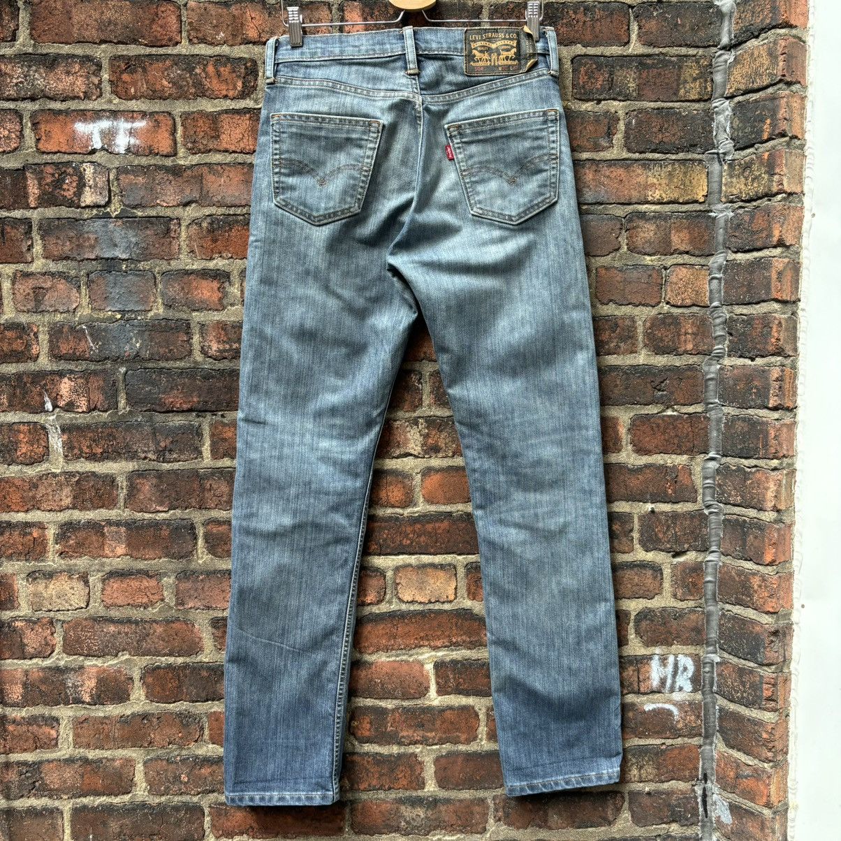 Levi's Levi's 504 Dirt Washed Blue Slim Fit Denim Jeans Size US 31 - 5 Thumbnail