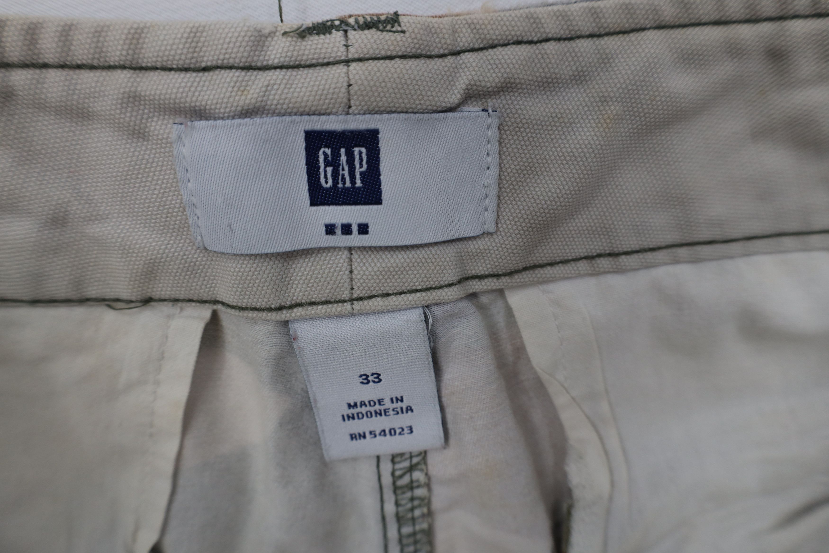 Gap Vintage Y2K Gap Military Surplus Camouflage Cargo Shorts Size US 33 - 7 Thumbnail