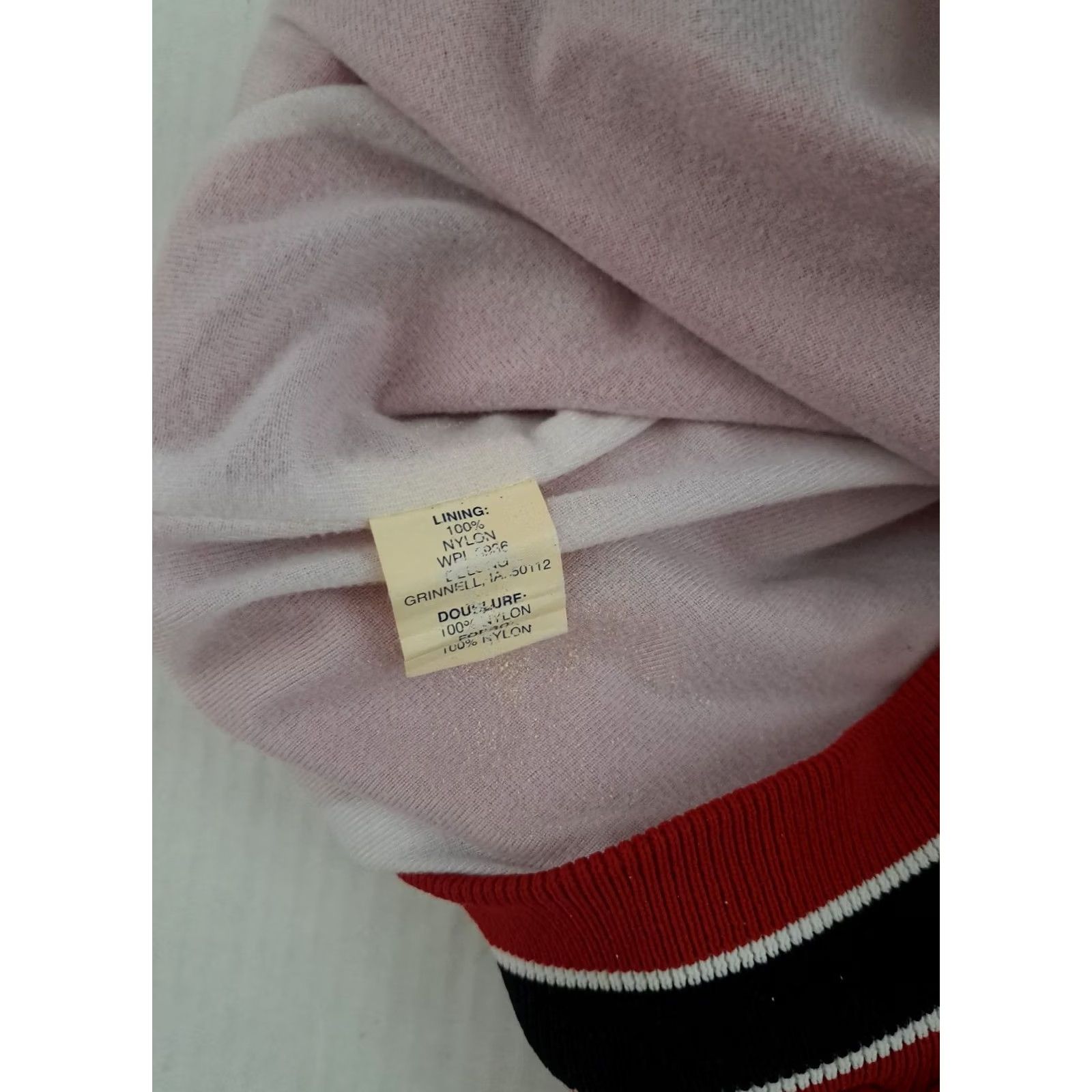 Red Wing VINTAGE DeLong Detroit Red Wings 1/4 Zip Pullover Bomber Jacket L Size US L / EU 52-54 / 3 - 2 Thumbnail