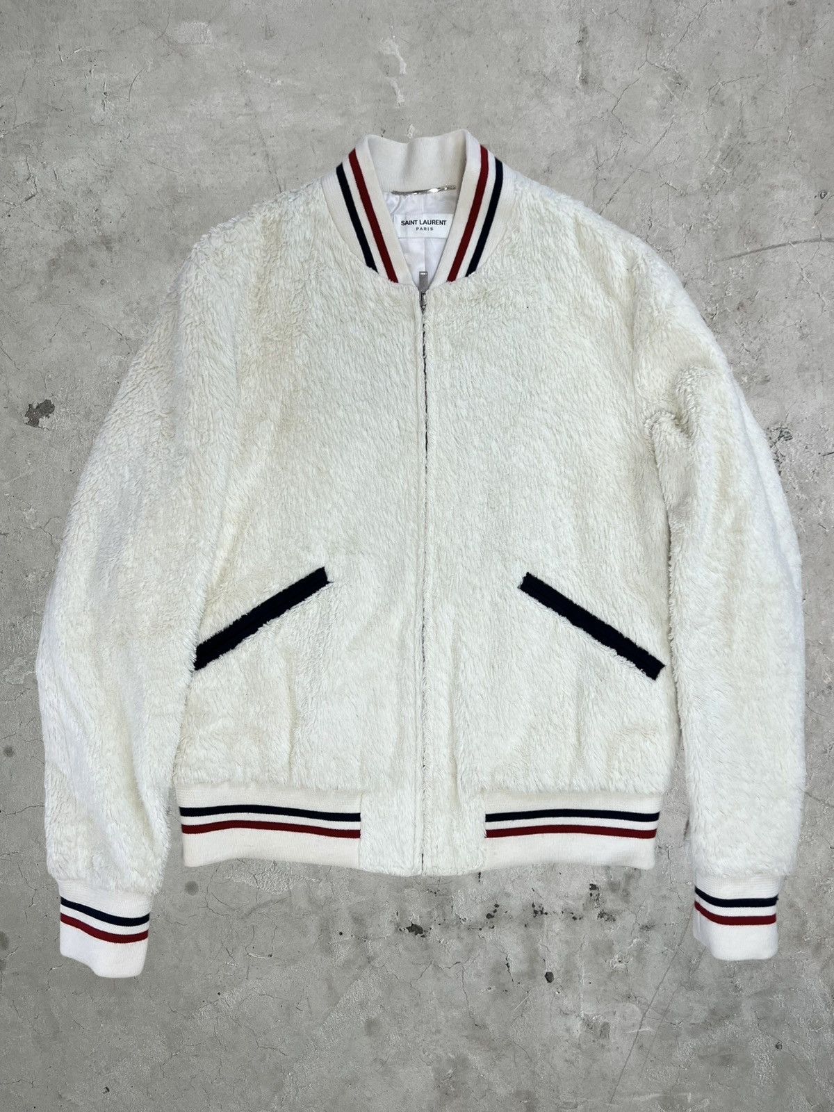 Saint Laurent Paris Saint Laurent Teddy Fur Bomber Jacket Size US M / EU 48-50 / 2 - 1 Thumbnail