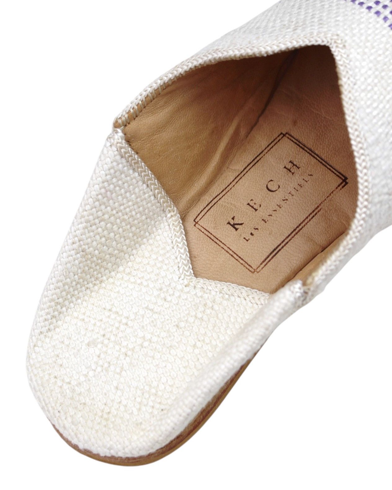 Japanese Brand SS2022 KECH LES ESSENTIELS SABRA BABOUCHE OFF-WHITE MULES Size US 6 / IT 36 - 5 Thumbnail