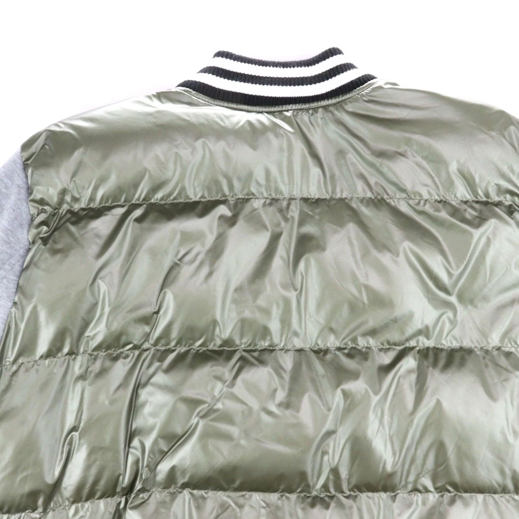 Levi's Levi's Women's Bomber Jacket Mixed Media Quilted Green Gray XL Linen? No, keep. Size XL / US 12-14 / IT 48-50 - 7 Thumbnail