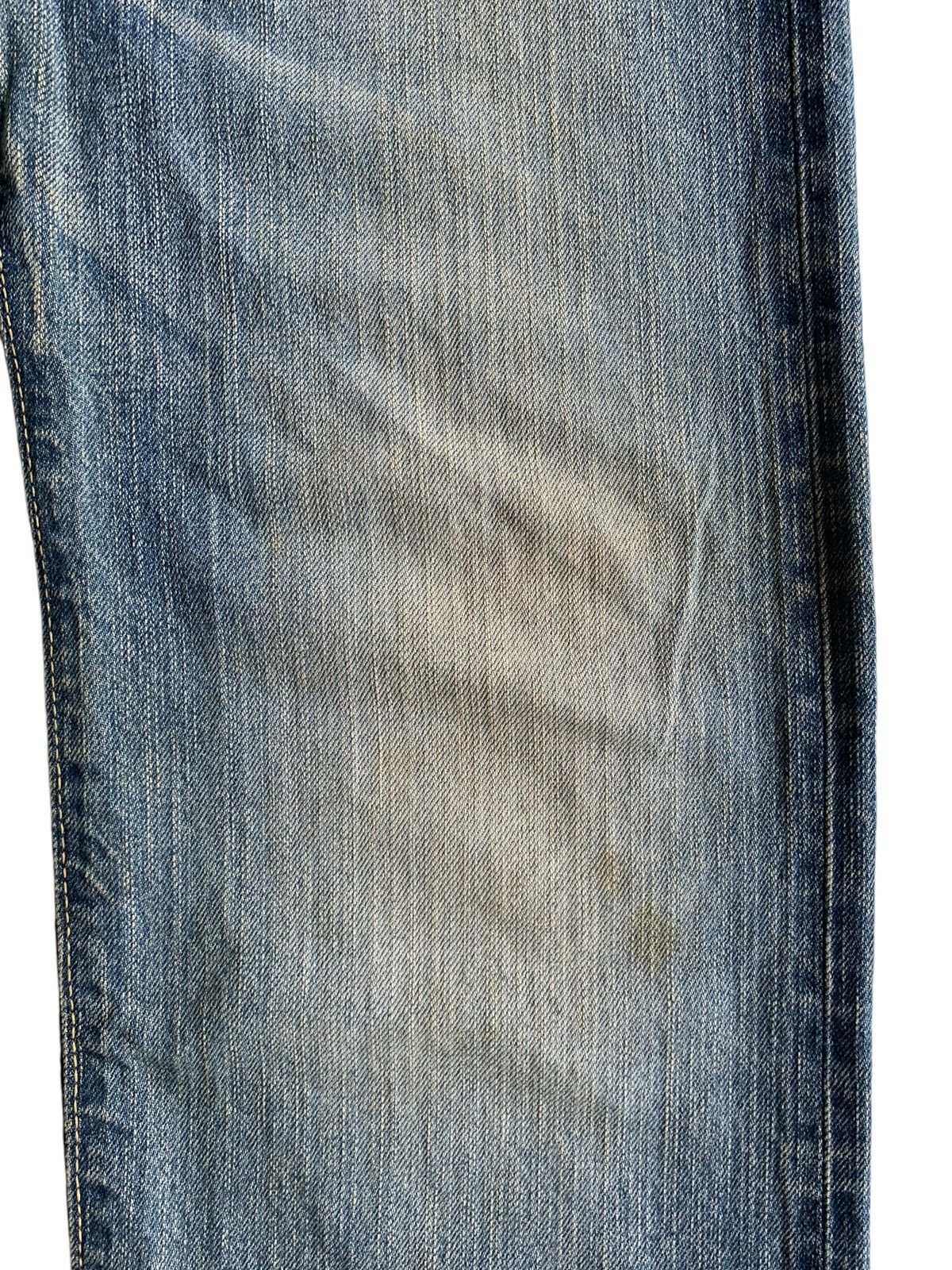 Edwin 505ZX Redline Selvedge distressed denim