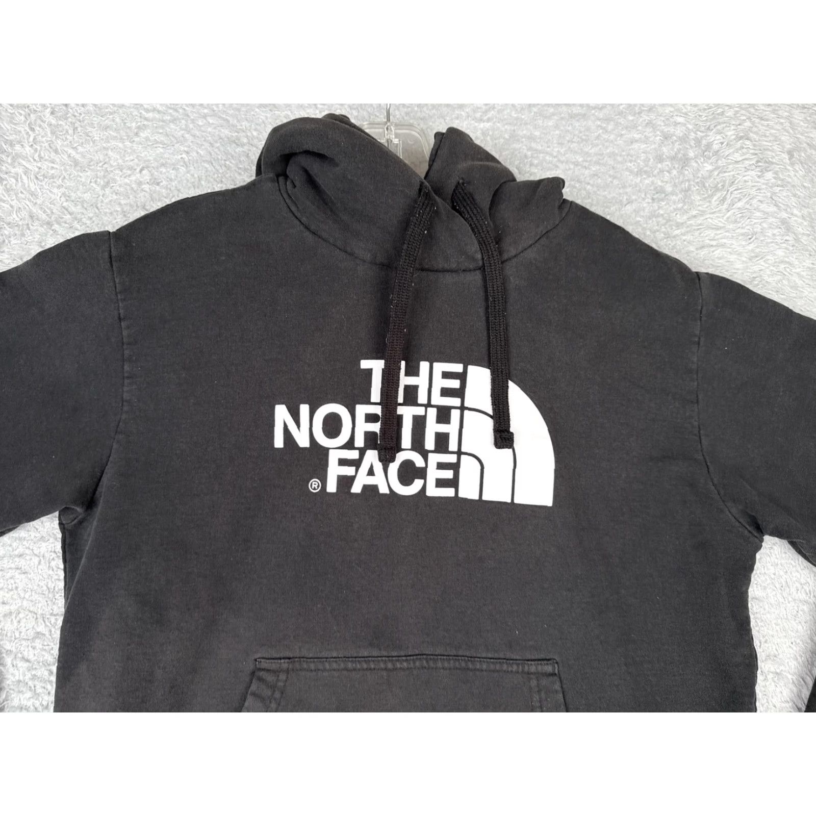 The North Face VINTAGE The North Face Hoodie Mens Small Black Half Dome Logo Fleece Pullover Sweatshirt Size US S / EU 44-46 / 1 - 4 Thumbnail