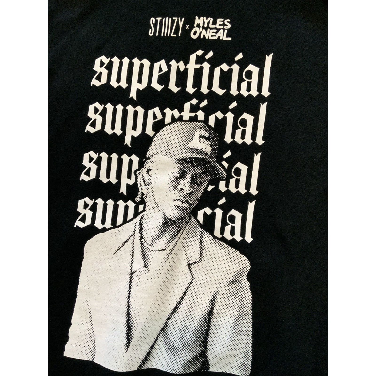 Vintage StiizyX Myles O’Neal 26 Birthday Party Superficial Heavyweight Black Hoodie L Mens Size US L / EU 52-54 / 3 - 2 Thumbnail
