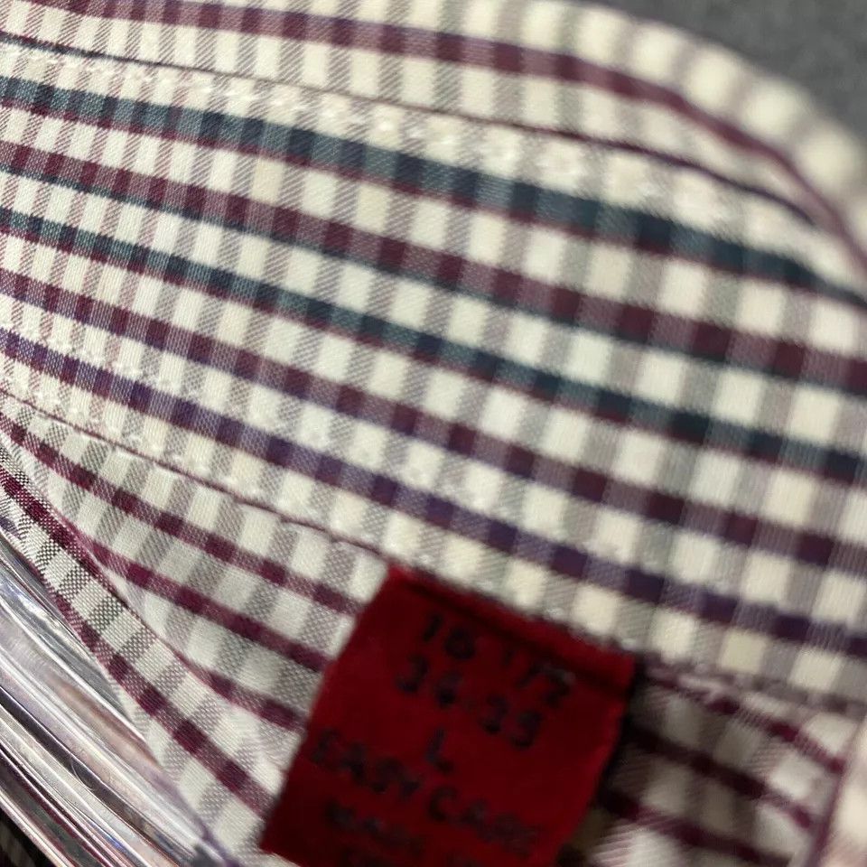 Alfani Alfani Dress Shirt Men's Large Fitted Performance 16.5 34/34 Size US L / EU 52-54 / 3 - 5 Thumbnail