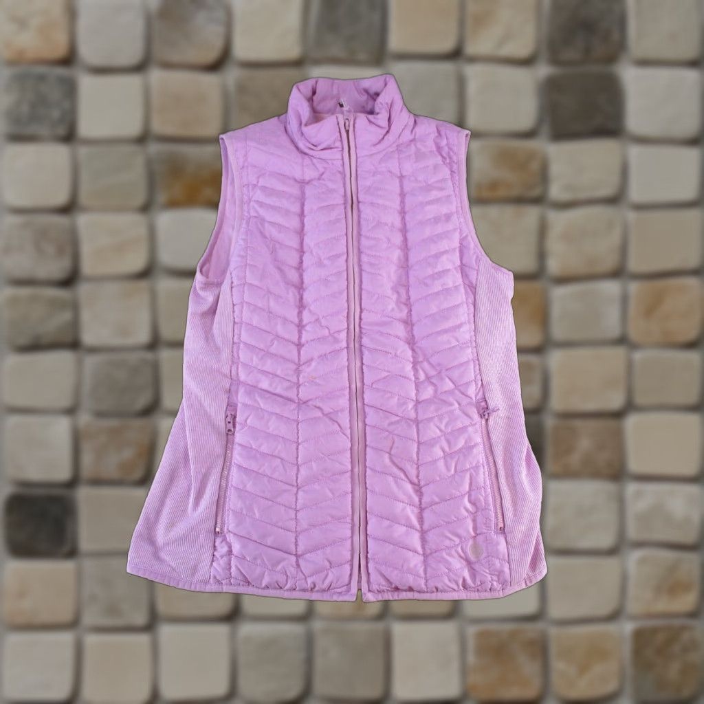 Talbots T By Talbots Vest Womens Petite 0P Purple Quilted Size XS / US 0-2 / IT 36-38 - 1 Thumbnail