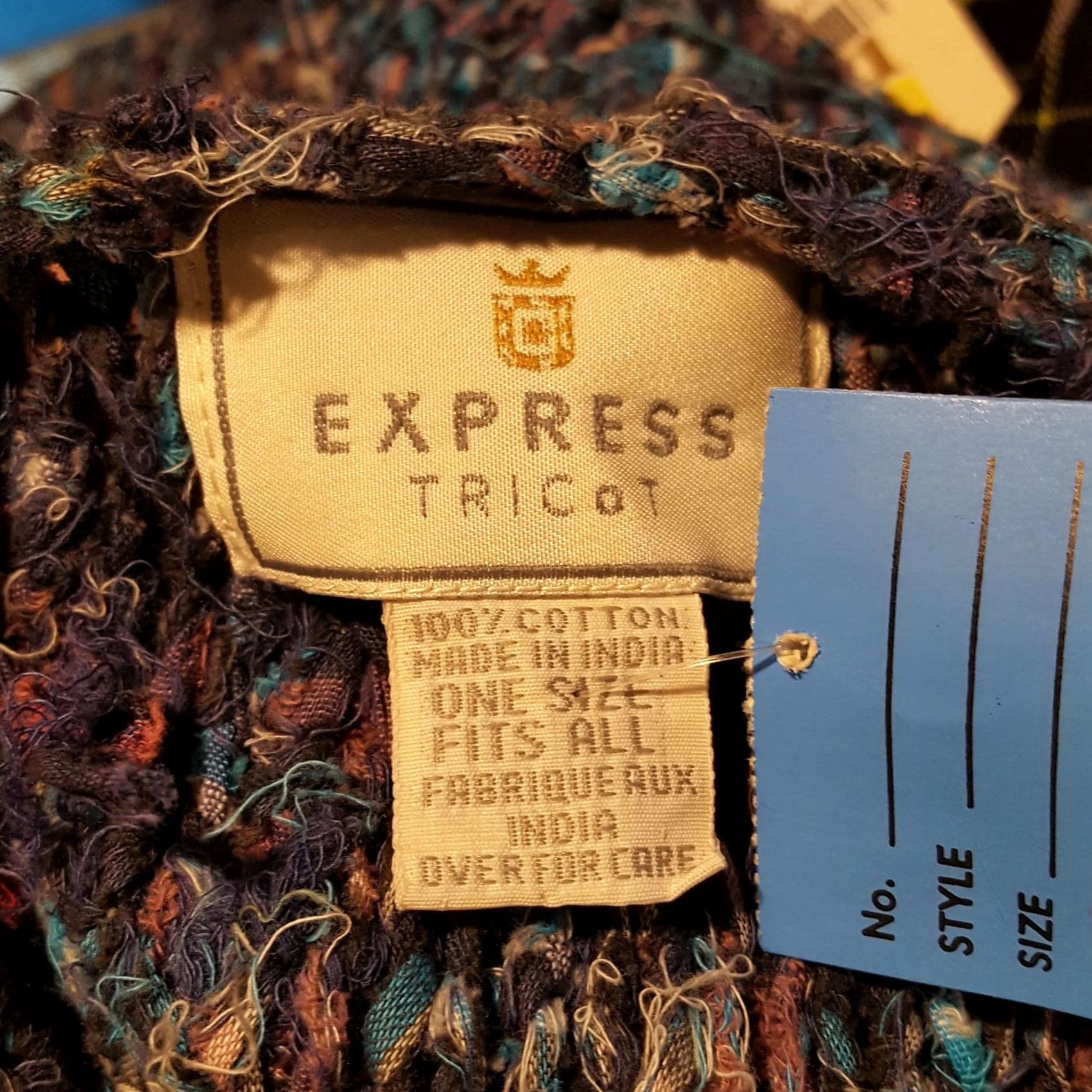 Vintage VINTAGE Blue Knit Vest Women M Sleeveless Retro Winter Express Tricot Sweater Outdoor Shirt Size M / US 6-8 / IT 42-44 - 5 Thumbnail