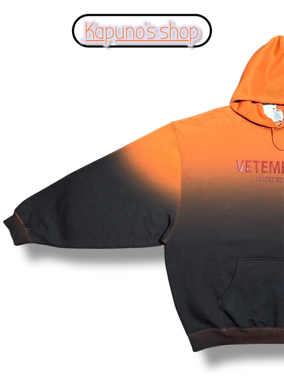Vetements Vetements Hoodie Gradient Limited Edition Size US M / EU 48-50 / 2 - 4 Thumbnail