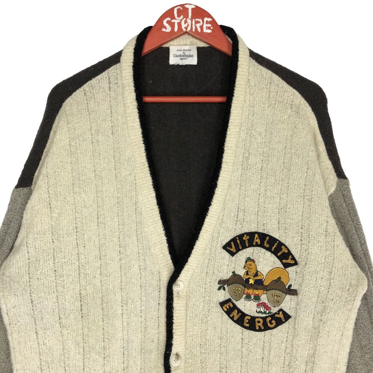 Jean Charles De Castelbajac JC De Castelbajac Vitality Energy Knit Cardigan Size L / US 10 / IT 46 - 3 Thumbnail