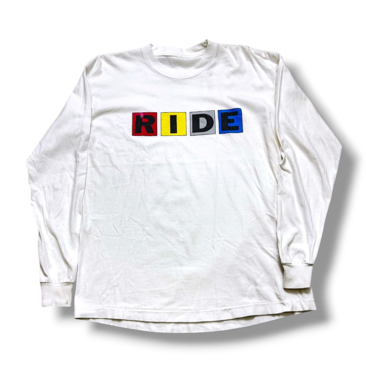 Nirvana Rare RIDE Band Long Sleeve 1992 Original Vintage Size US XL / EU 56 / 4 - 2 Thumbnail