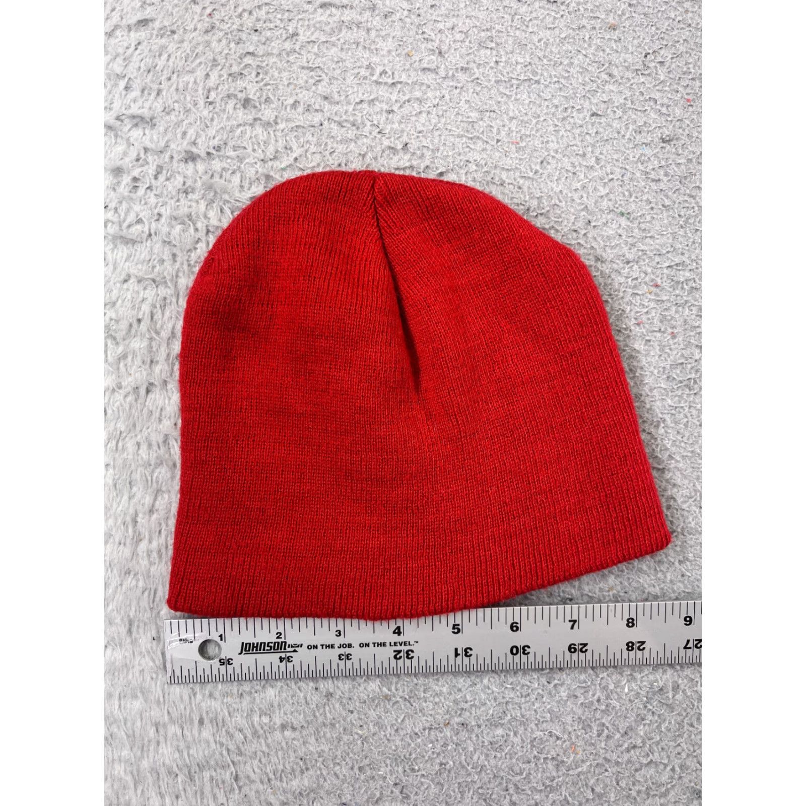 Walmart Walmart Classic Red Knit Beanie Hat One Size Ski Casual Unisex Adults Size ONE SIZE - 3 Thumbnail