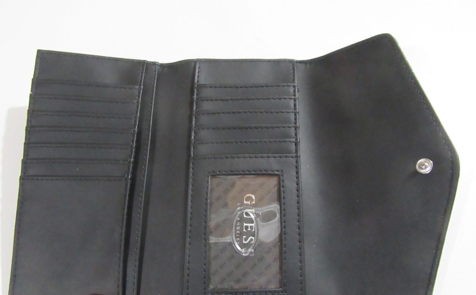 Guess Guess Womens Gleeson SLG Trifold Wallet Black Size ONE SIZE - 5 Thumbnail