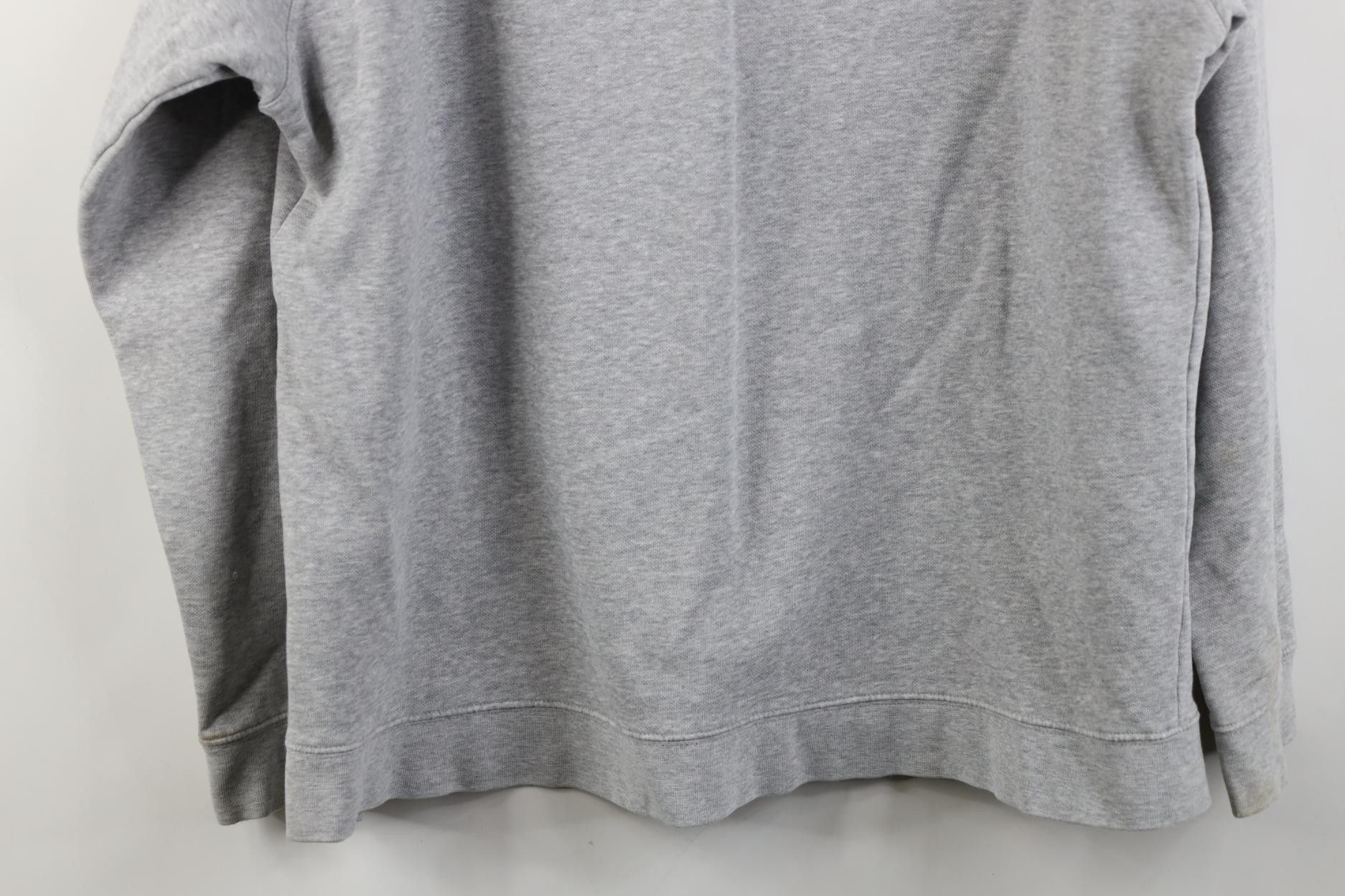 Nike Vintage Y2K Nike Center Big Swoosh Hoodie Sweatshirt Gray Size US L / EU 52-54 / 3 - 16 Thumbnail