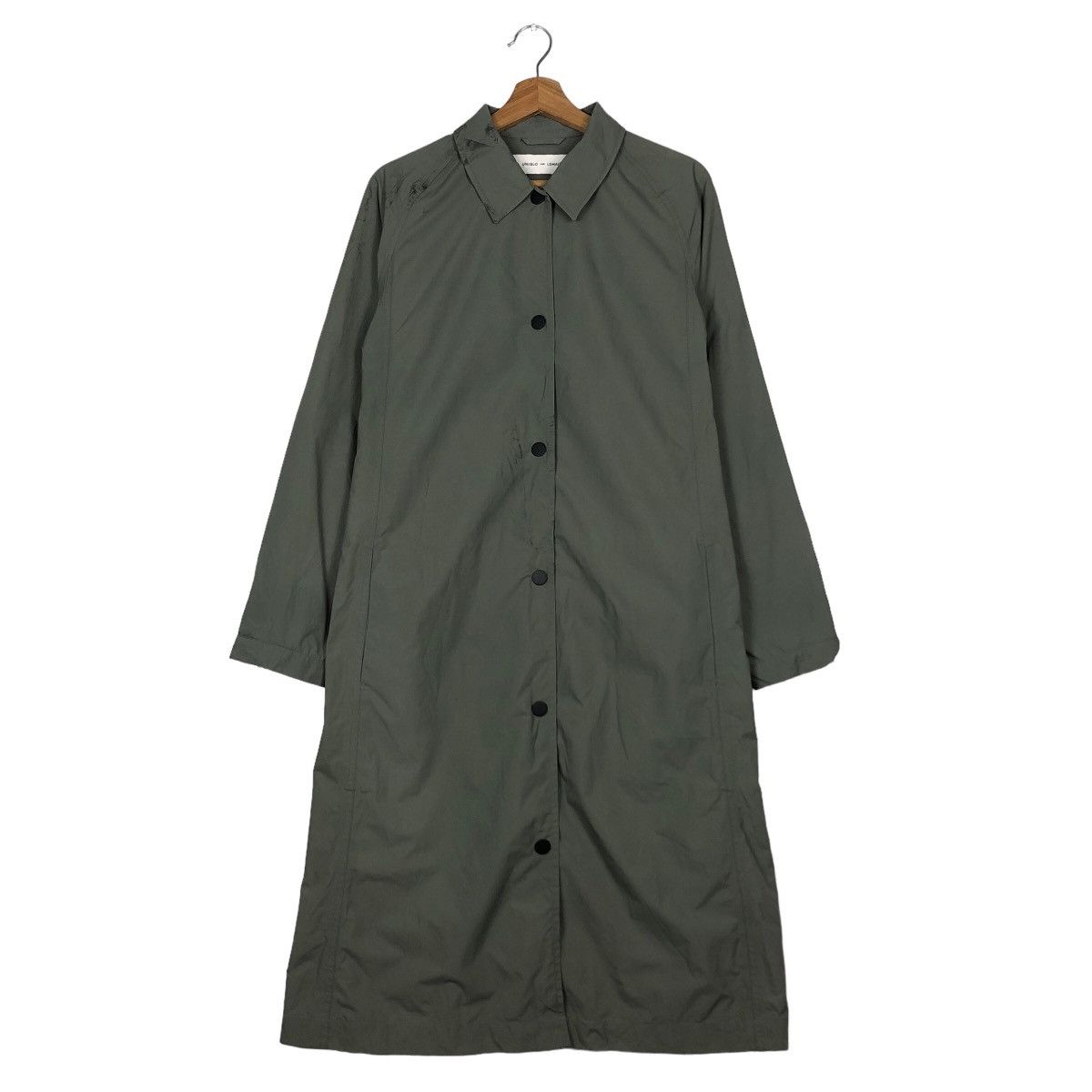 Japanese Brand 🔥Green Military Long Fly Coats Jacket Lemaire Uniqlo Japan Size US M / EU 48-50 / 2 - 1 Thumbnail