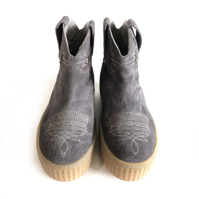 Golden Goose o1y0725 Suede Ankle Boots in Gray Size US 5 / IT 35 - 3 Thumbnail