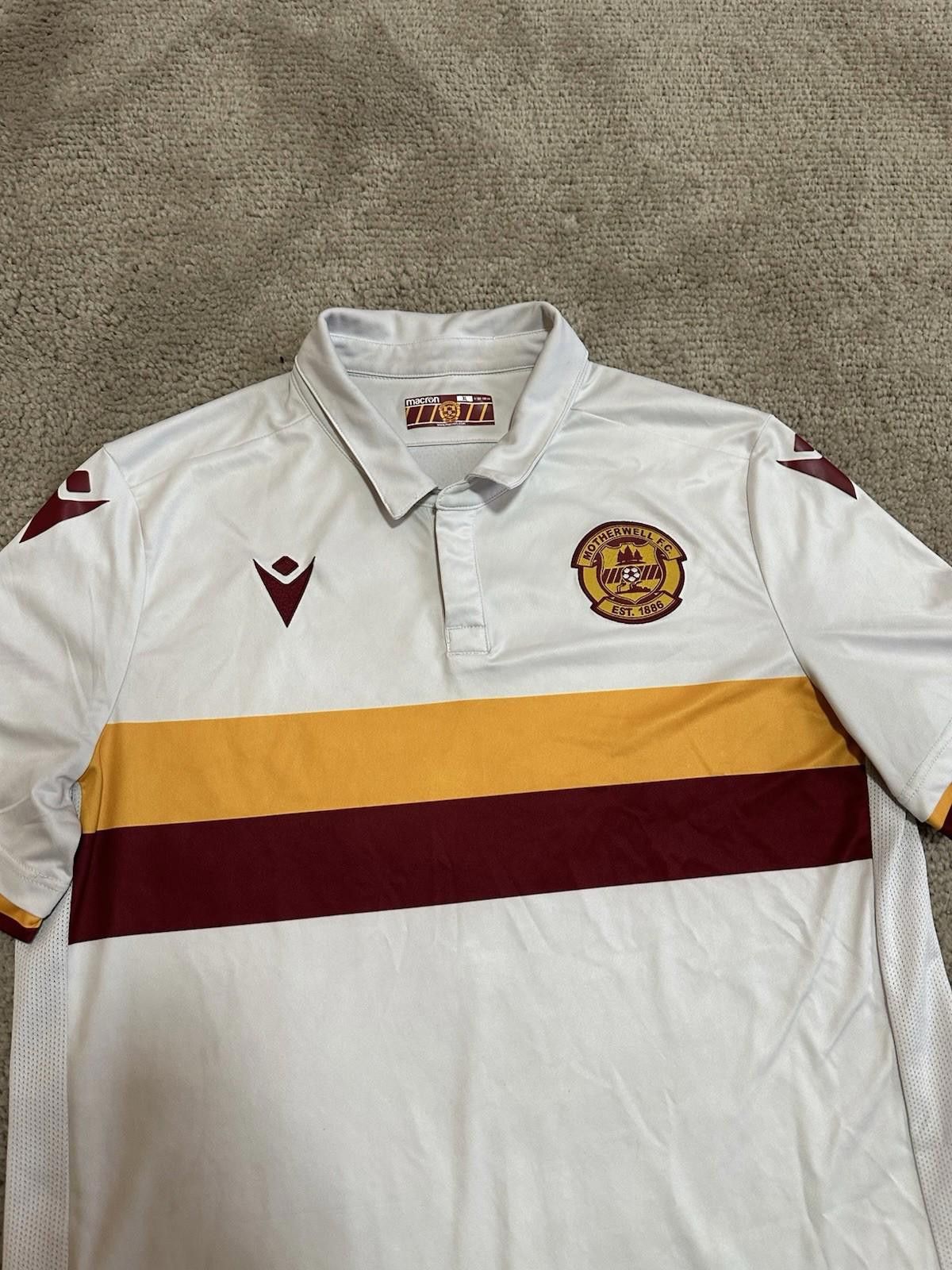 Macron MOTHERWELL 2019/20 HOME FOOTBALL SHIRT SOCCER JERSEY MACRON Size US XL / EU 56 / 4 - 4 Thumbnail