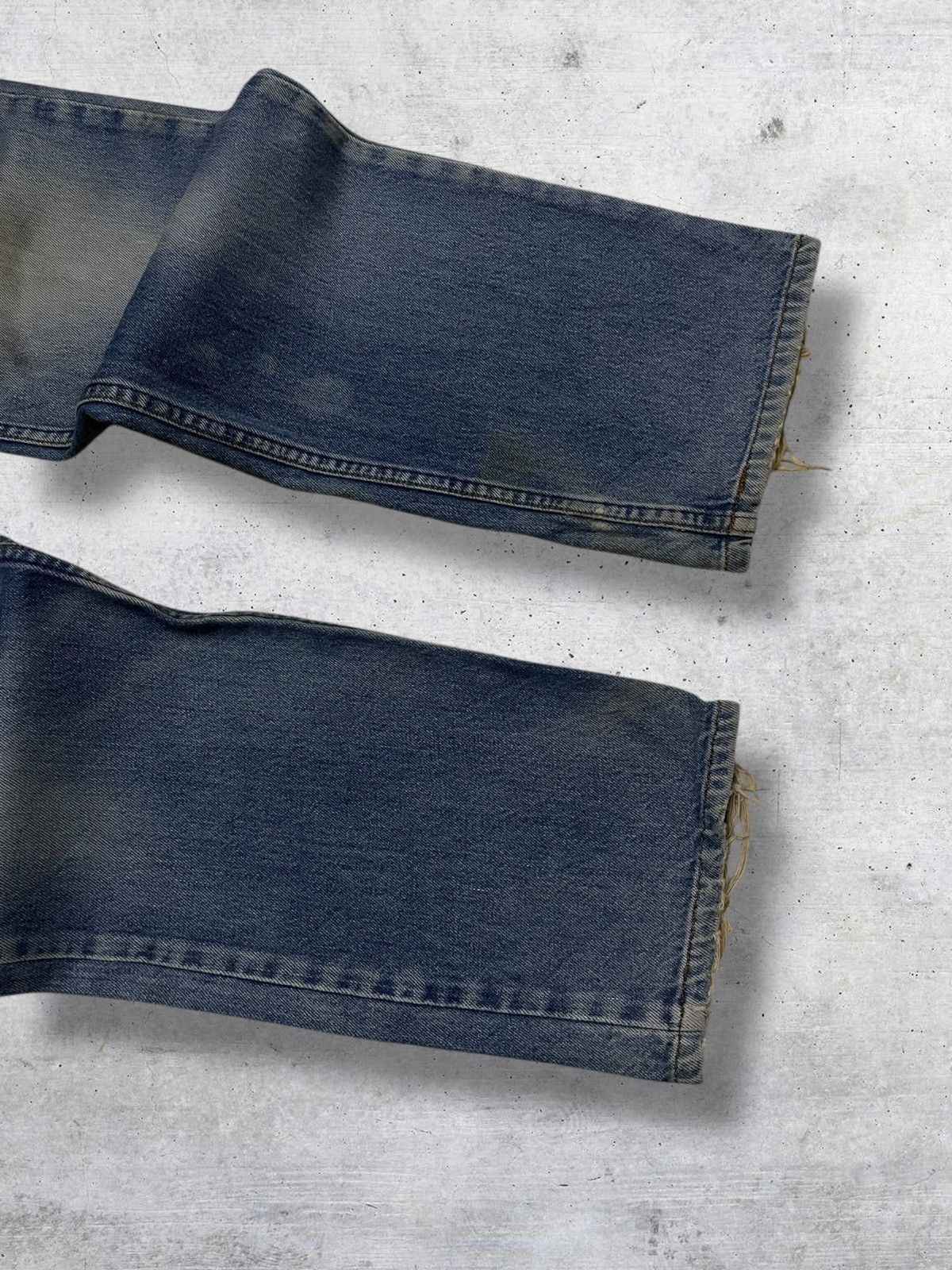 Levi's Vintage Clothing VINTAGE 510 LEVIS USA DESIGNER 90S RIPPED MUDWASH OLD DENIM Size US 30 / EU 46 - 5 Thumbnail