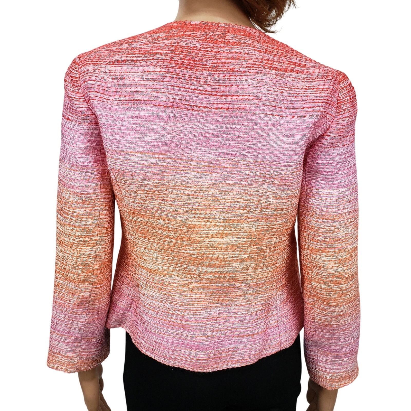 REVOLVE Shoshanna Norabel Cropped Blazer Jacket Revolve Ombre 2 Size XS / US 0-2 / IT 36-38 - 6 Thumbnail