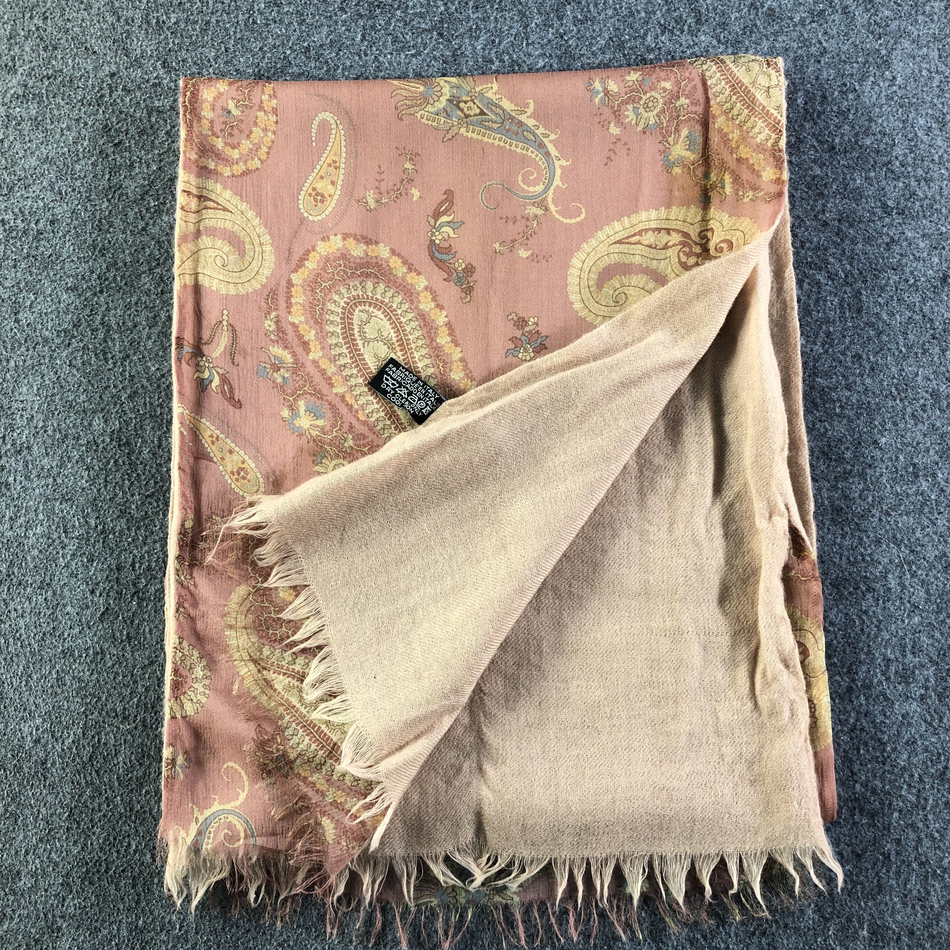 Vintage Vintage Paislee Scarf / Muffler / Neckwear Size ONE SIZE - 4 Thumbnail
