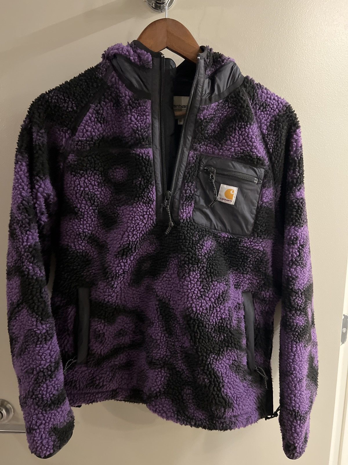 Carhartt Wip Carhartt WIP Purple Camo Fleece Hoodie Size US XS / EU 42 / 0 - 1 Thumbnail