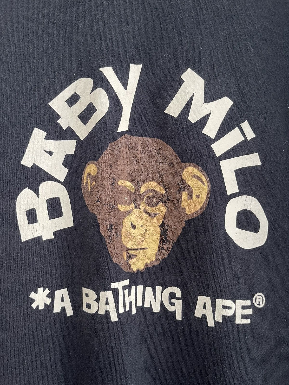 Bape Vintage Bape Baby Milo Short Black Sweatshirt Size US L / EU 52-54 / 3 - 3 Thumbnail