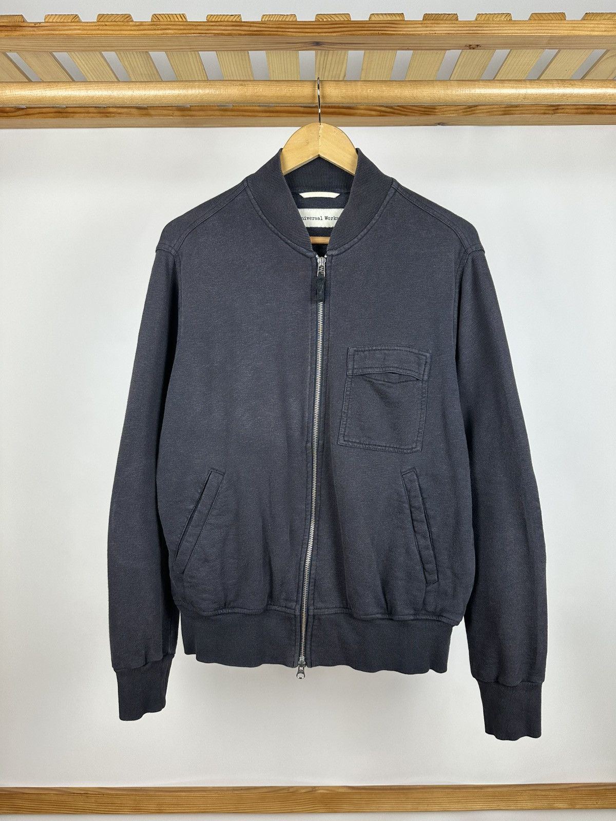 Universal Works Universal Works Double Zip Bomber Sweatshirt Size US M / EU 48-50 / 2 - 1 Thumbnail